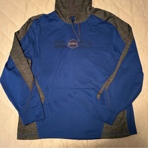 Harley-Davidson Blue and Gray Dri Fit Hoodie
